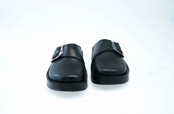 comfomax women's orthopedic slipper (black)
