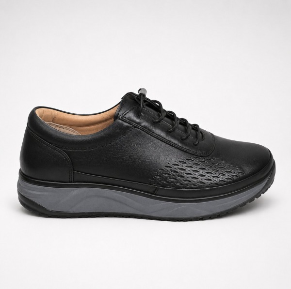 dream orthopedic men shoe black