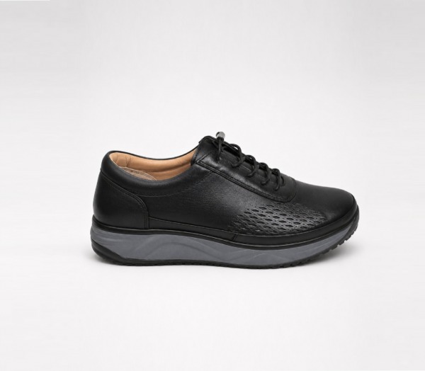 dream orthopedic men shoe black