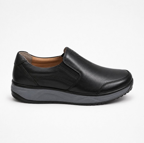 landfort orthopedic men shoe black