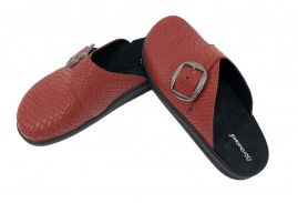 sabo crocco demonte buckle slipper for men red