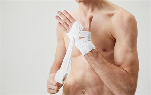sport tape bandage