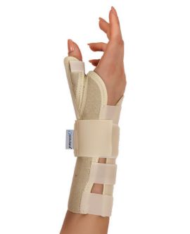 static hand & wrist splint with thumb support (cotton fabric)