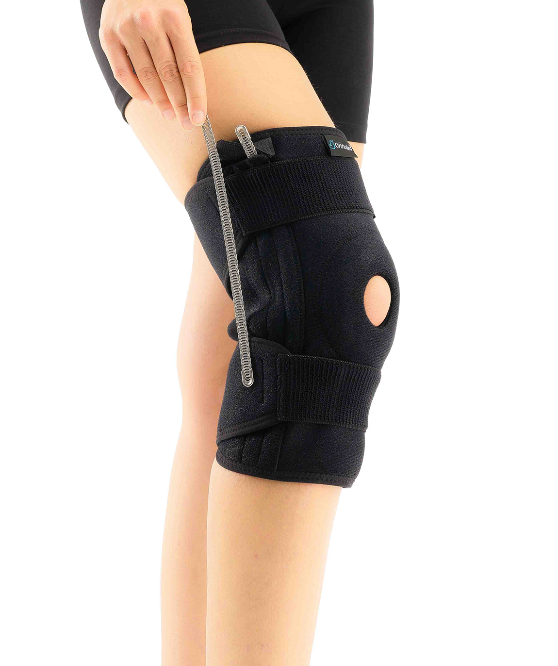 Long High Waist Thickened Wool Silk Thermomagnetic Knee Support