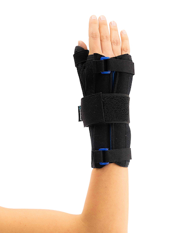 hand & wrist splint  with thumb dorsal support unisize (neopren fabric)