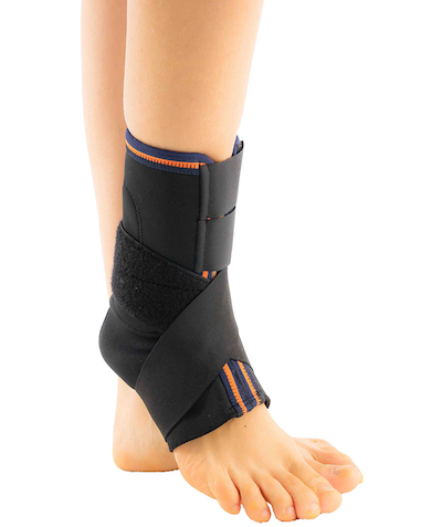 ankle support with pad