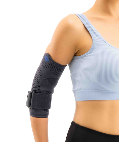 elbow support with silicone pads (knitted fabric)