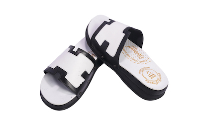 slippers with epin model *terra* black-white