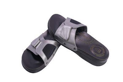 slippers with epin model *hallux valgus*silver gray